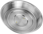 BBQ Accessories 12 Inch Round Stainless Steel Basting Cover - Cheese Melting Dome Rectangle Cast Iron Grill Press Kit for Hamburger Bacon Steak, Best for Blackstone Camp Chef Flat Top Griddle Grill