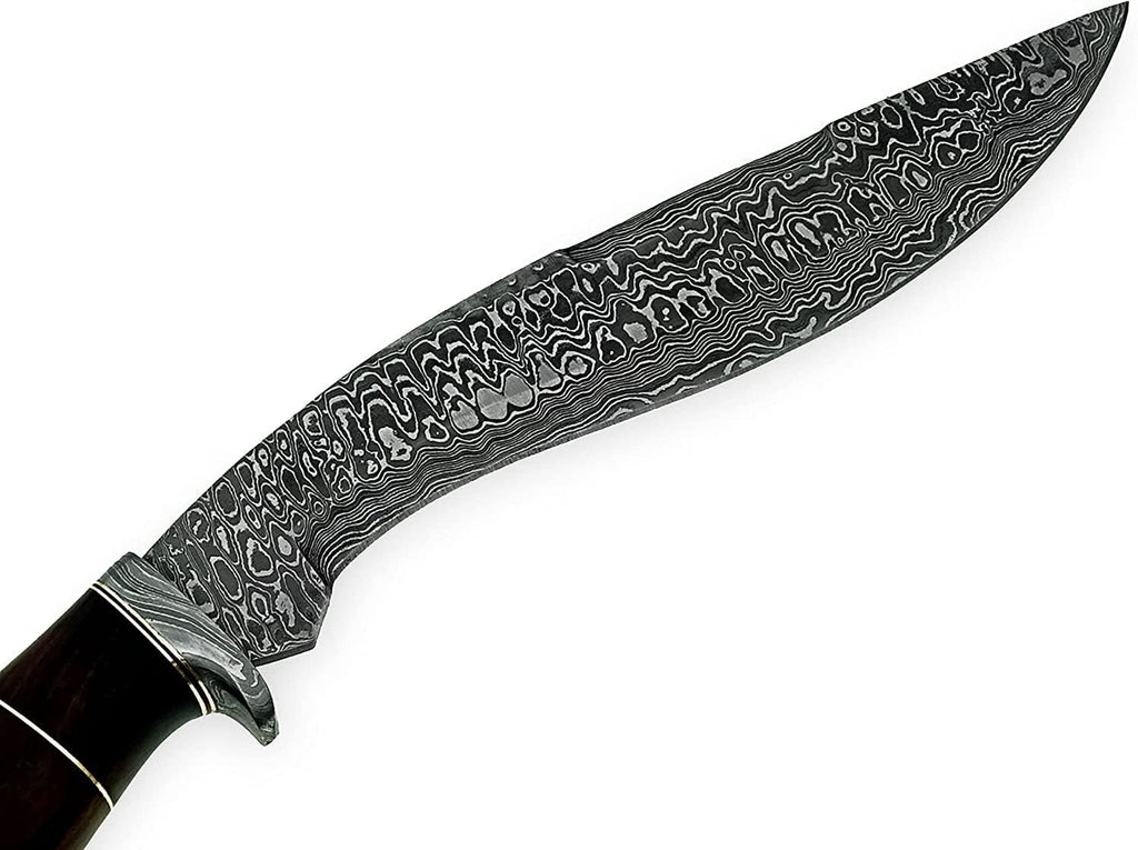 Poshland RG-156 Handmade Damascus Steel 15.00 Inches Kukri Knife - Perfect Grip