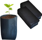 gardtree Plant Nursery Bags 5.5" * 6.3" 200PCS, Non-Woven Biodegradable Plant Grow Bags Fabric Seedling Starter for Vegetable Flower Fruit Saplings Tree, Home Garden Supply