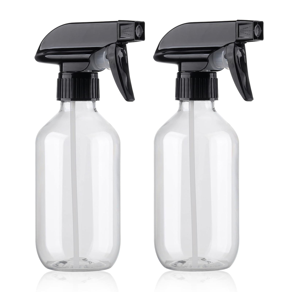 Teyssor Spray Bottles Water Spray Bottle 2 Packs- BPA Free -10 oz/300 ml Plastic Refillable Containers Fine Mist Small Spray Bottle with Adjustable Nozzle for Hair, Cooking, Cleaning
