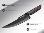 Knife Set - 15 PCS Kitchen Knife Set with Built-in Knife Sharpener Block - Stainless Steel Knife Block Set - Dishwasher Safe, Elegant Box for Men Women, Pink