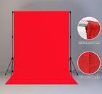 5x7FT Red Screen Backdrop Background for Photography, Photo Backdrop Props for Photoshoot, Party, Video
