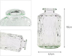 20 Pcs Prismatic Flower Bud Vases, Loose Transparent Flower Bud Vases, Small Vases, Decorative Vases, Family Wedding Table Decorations