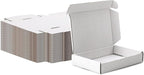 MEBRUDY 6x4x1 Inches Shipping Boxes Pack of 50, Small Corrugated Cardboard Box for Mailing Mailer Packing, White