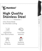 14-Inch Serrated Bread Knife, Premium High Carbon Stainless Steel Blade Knife for Bread with Ergonomic Handle, NSF Certified, DT-30 Series, Black