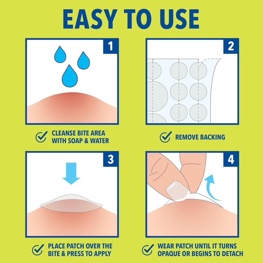Cutter Bug Bite Patches Itch Relief Hydrocolloid Patches for Kids & Adults, Absorbs Fluids, Helps Heal, Prevents Scratching, Mosquito Itch Relief, Hydrocortisone & Suction Tool Alternative, 153 Count