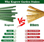 6Ft 72inch Garden Stakes Sturdy Plant Sticks Support Tomato Stakes for Vegetable,Pack of 20