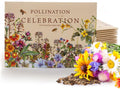 Bentley Pollination Celebration Wildflower Seed Packets, Non-GMO, Uncoated Flower Mix for Planting, Beautiful Garden Gift