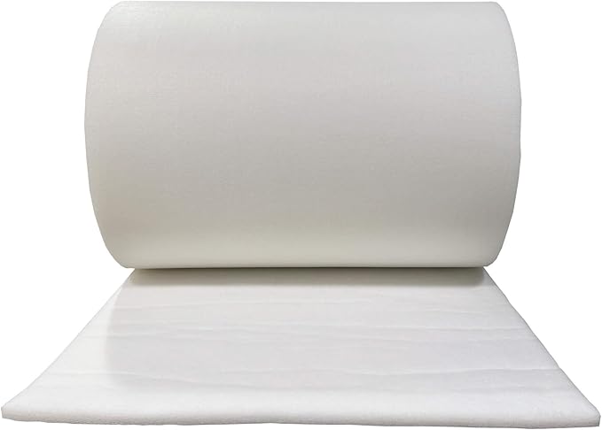 wioboy Paint Booth Ceiling Filter, Spray Booth Tacky Intake Filter for Down Draft Paint Booths (35" x 35" (8/case))