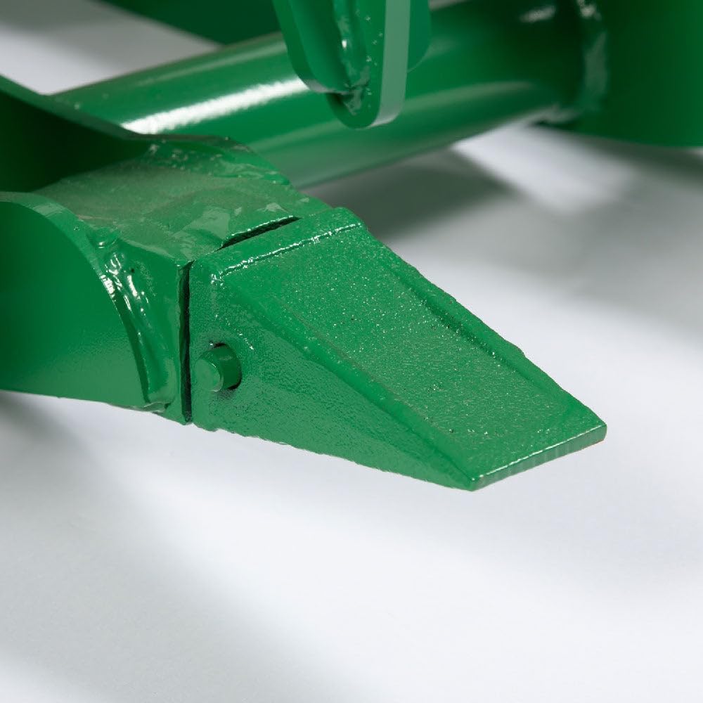 Titan Attachments Extreme Root Grapple Rake Attachment, Global Euro Connection, Heavy-Duty Rake Attachment, Twin 3,000 PSI Cylinders, Replaceable Forged Steel Teeth