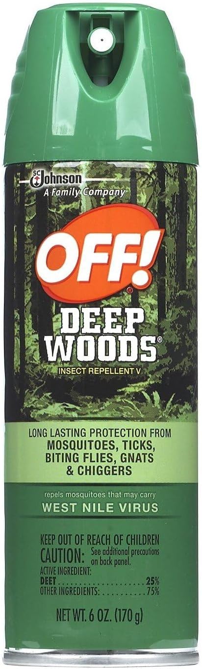 RaidOFF Off Deep Woods Insect Repellent 6oz (Pack of 3)