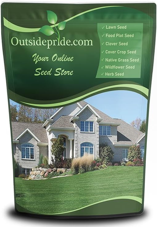 Outsidepride Combat Extreme Southern Zone Grass Seeds for Lawn - 50 lbs. SPF 30 Heat & Drought Tolerant Mix of Turf Type Fescue & Hybrid Bluegrass Seed with OptiGrowth Coating Enhanced Germination