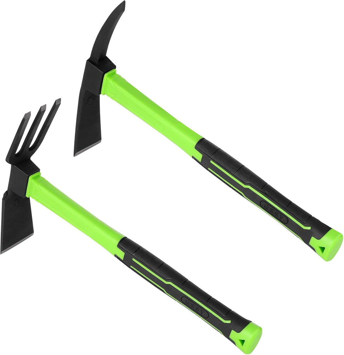 2pcs Pick Axes for Digging and No Installation Required Garden Hoe and Cultivator Hand Rake Garden Tool Durable and Comfortable Handle Mattock Weeding Hoe