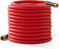 Garden Hose 100 ft x 5/8” Hot/Cold Water Hose,-50°F to 190°F,Burst 600Psi Flexible & Lightweight Upgraded Rubber Hoses,3/4” Solid Fittings for All-weather Outdoor Lawn & Garden