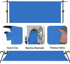 Royal Blue Backdrop, Photo Booth Portrait Photography Backdrops, Studio Blue Screen Backdrop for Photoshoot Streaming Video Shooting, Blue Photo Backdrop 10x10ft