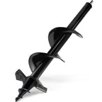 SYITCUN Auger Drill Bit for Planting - 4"X16" Heavy-Duty Auger Post Hole Digger for Fence - 3/8" Hex Drive Drill