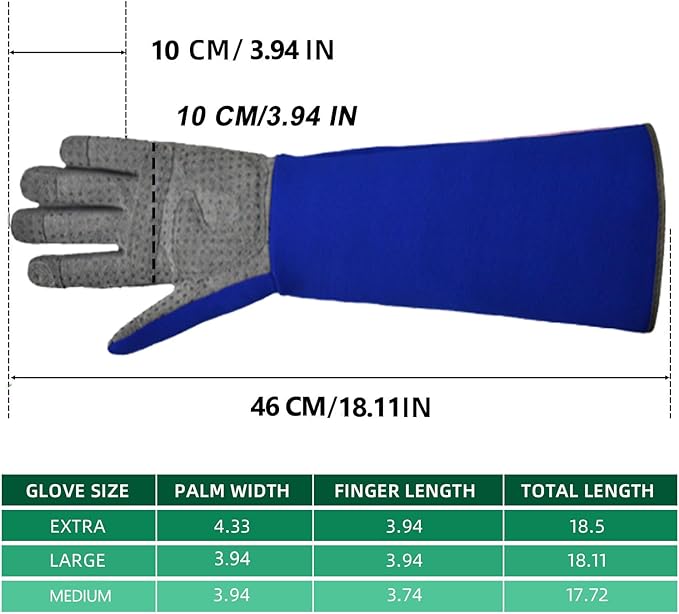 3-in-1 Gloves for Gardening, Farming & Cleaning, Stab-Proof, Anti-Slip, Wear-Resistant, Comfort, Breathable, Durable