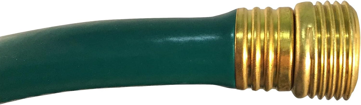 Flexon 1/2" x 100ft Light Duty Garden Hose – Lightweight, Flexible, Kink-Resistant, Durable Vinyl, Leak-Proof Couplings, Weather-Resistant Water Hose for Lawn, Garden, and Outdoor Use