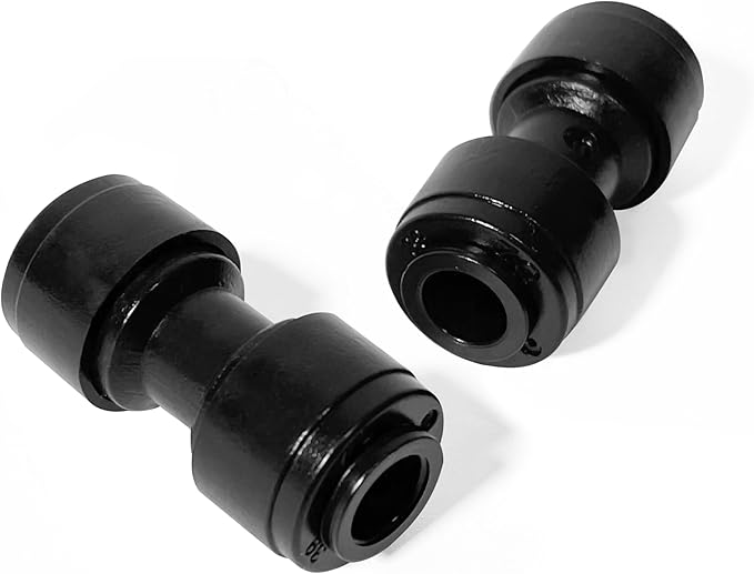 30 Pack Quick Connect 1/4" Drip Irrigation Coupling Connectors, Universal Straights Fitting for 1/4 Inch Irrigation Tubing, Leak Free Fittings for Sprinkler or Drip Irrigation System