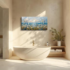Canvas Wall Art for Living Room Wall Decor for Bedroom Office Modern Hotel Wall Decorations White Flower Landscape Paintings Farmhouse Pictures Artwork Room Aesthetic Home Decor 40x20