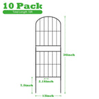 Decorative Garden Fence Fencing 36in (H) x 10ft (L) Animal Barrier for Dog