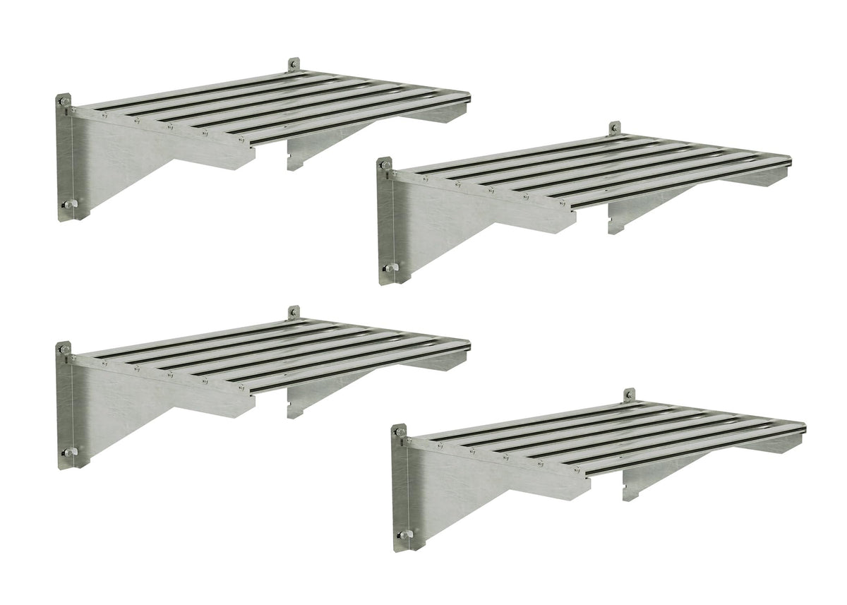Palram - Canopia Four Heavy Duty Shelf Kits for Most Canopia Greenhouses