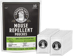 Grandpa Gus's Natural Mouse Repellent Pouches, Cinnamon/Peppermint Oils Repel Mice from Nesting in Home/Cabin/Boat/Car Storage/RV/Machinery/Shed (16 Pouches)
