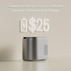 Airthereal Revive Electric Kitchen Composter, SHARKSDEN Tri-Blade, Turn Food Waste and Scraps into Dry Compost Fertilizer for Plants, R500 Gray