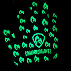 Glow in The Dark BBQ Gloves 932°F Extreme Heat & Cut Resistant Oven Mitts with Fingers – Cooking, Grilling, Baking – Accessory for Smoker, Cast Iron, Fire Pit, Camping, Fireplace
