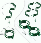 Plant Support Clips 100 PCS, Tomato Vine Clips, Tomato Trellis Plastic Clips, Garden Vine Fixing Clips - for Climbing Plants, Tomato, Grape, Vegetables and Plants Stalks