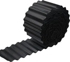 Metal Landscape Edging,8 Inch×20FT Corrugated Metal Garden Edging Border Heavy Duty Garden Borders Edging Lawn Edging for Garden,DIY Flower Beds,Lawns,Pathway(Black)
