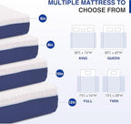 6 Inch Full Gel Cooling Memory Foam Mattress, Pressure Relief, Medium Firm Support，Mattress in a Box, CertiPUR-US Certified