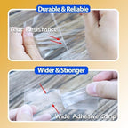 PigPotParty 4''x 6" Clear Plastic Cellophane Gift Wrap Bags, 100 Pcs Small Self Sealing Cookie Bags for Gift, Party favor, Candy, Treat, Goodies, Snack, Self Adhesive Resealable