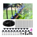 60 Ft Drip Irrigation System for Garden - Drip Irrigation Kit with 19 360°Adjustable Copper Nozzles Hose, Automatic Atomizing Plant Watering Sprinkler System for Yard, Lawn, Greenhouse, Potted