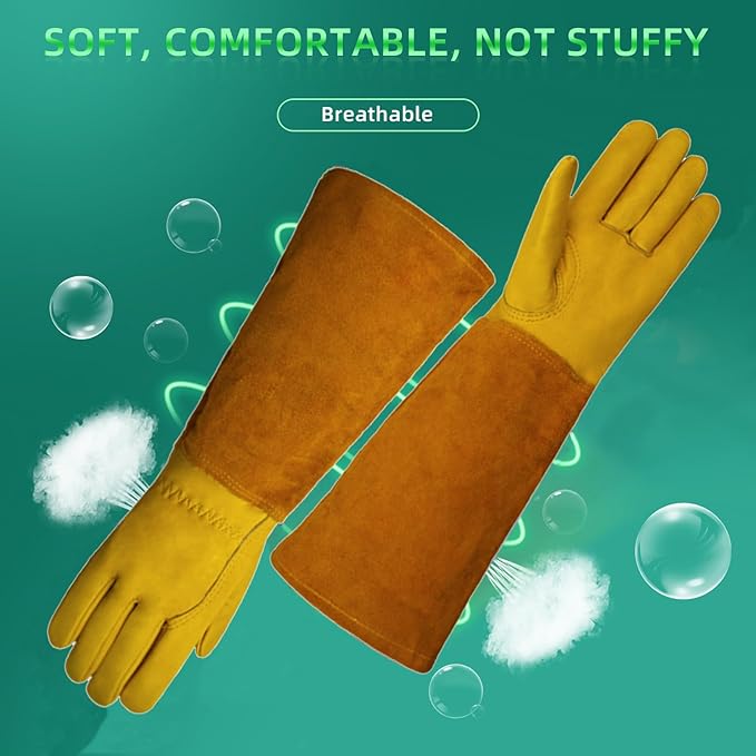 3-in-1 Gloves for Gardening, Farming & Cleaning, Stab-Proof, Anti-Slip, Wear-Resistant, Comfort, Breathable, Durable