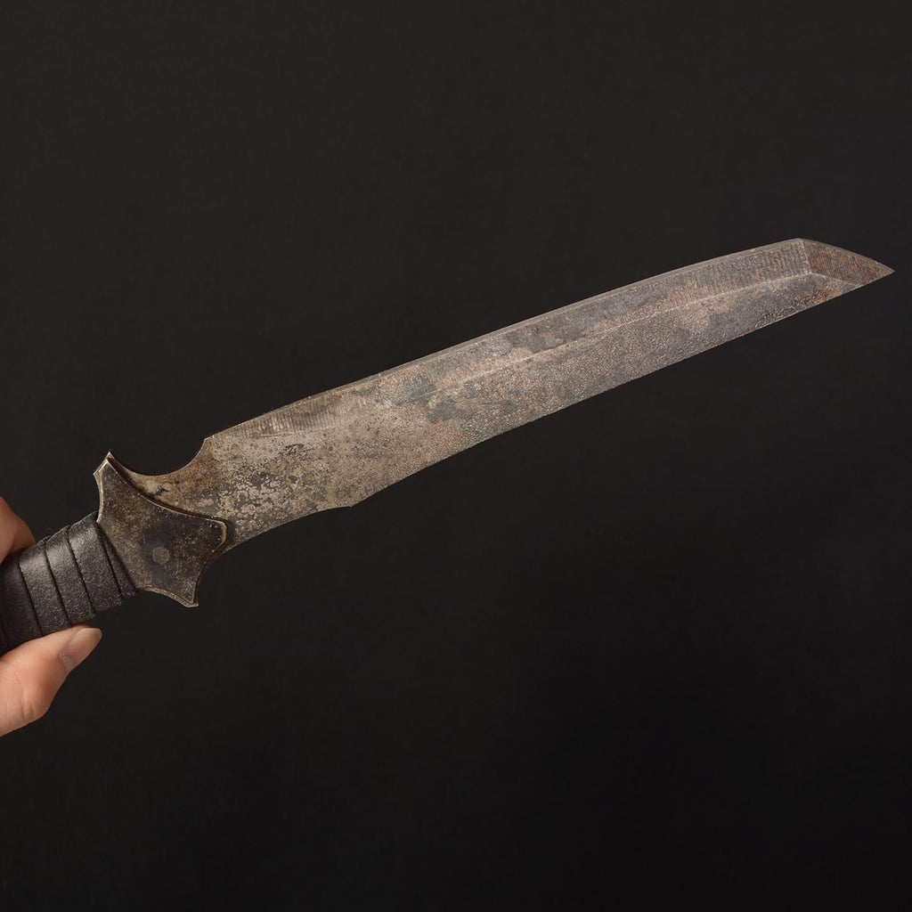 SV Handmade cast Manganese Steel Chopping Blade Sword, Full Tang, Outdoor, Hunting, Camping, Hiking, Survival, with Protective Cover, Multiple Styles to Choose from
