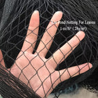 Koi Pond Netting for Leaves 30x30 Ft, 1/2 in Strong Woven Fine Mesh Pond Leaf Net Cover, Protecting Koi Fish from Herons, Raccoons, Birds, Cats & Predators, 28 Pcs Stakes Included