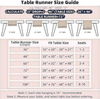 Pastoral Table Runner - 14 x 48 Inch Rectangle - Beige Linen - Washable Tabletop with Dust-Proof Wrinkle Resistant for Restaurant, Picnic, Indoor and Outdoor Dining, Floral (Dark Blue)