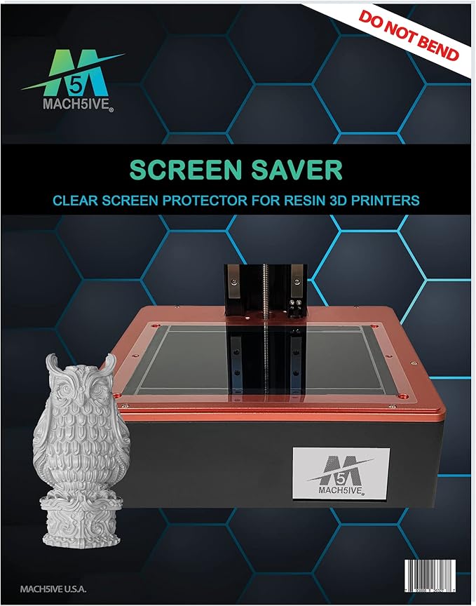 Screen Saver for Photon M3 Premium Resin 3D Printer (3-Pack)