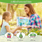 FITNATE Green Kids Garden Tools Set,6 PCS Gardening Tools for Kids Including Watering Can, Shovel, Rake, Fork, Children Gardening Gloves and Garden Tote Bag, All in One Set
