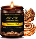 Fall Candle - Cinnamon Roll Candles | Autumn Candle for Home, Cinnamon Scented, 7oz Soy Candles for Home Scented, Fall Gift for Women & Men, Cozy Seasonal Scent for Autumn & Thanksgiving