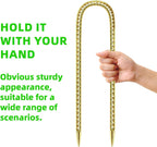 22 Pack 12 Inch Rebar Stakes Anti-Rust Galvanized Steel U Shape Hook Strong Ground Anchors for Tents, Position Kits, Fences, Trampolines Landscape Fabric for Farm Garden