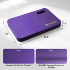 Grenebo 1-Pack Kneeling Pads, Extra Thick, 17.3 x 11 x 1.6 in, Purple
