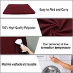 8x10FT Burgundy Wine Red Screen Backdrop for Photography Photo Booth Recording Parties Curtain