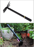 Hoe and Cultivator, Hoe Garden Tool, Hand Hoe Cultivator Garden Tool, Thickened Manganese Steel, Garden Hoe for Weeding, Planting, Loosening Soil, Digging