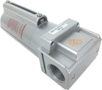 3/4" NPT HEAVY DUTY Industrial Grade Particulate Filter/Water Trap For Air Compressor Compressed Air Lines, 5u With Metal Bowl (MANUAL DRAIN)