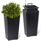 Garvee 22.5" Tall Planters Set of 2, Outdoor＆Indoor Planter Pots