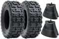 2 PCS13x5.00-6 Tires and 13X5.0-6(5.0/4.0-6) Inner Tubes for 4 Wheelers ATV,Quad Lawn, Mower, Wheelbarrows, Go Kart,Snow Blower, Tractors, Hand Trucks, Trolleys, Mini Bike Tires (P-094)