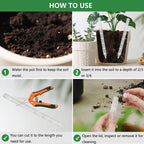 Belit 8 Pcs Plant Root Ventilation Stakes, Breathable Stake Beneficial for Root Respiration, Potted Plants Prevent Root Rot