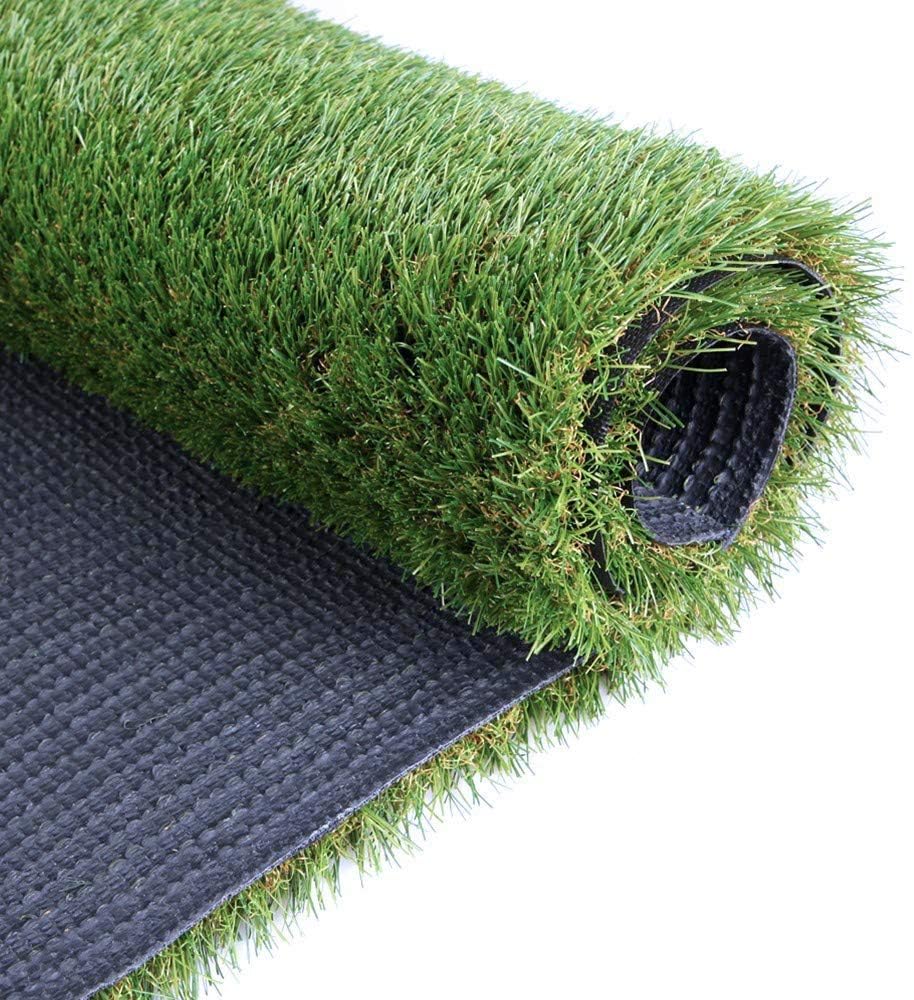 Petgrow Synthetic Artificial Grass Turf Lawn 10 x 83ft, 1.38" Outdoor/Indoor Fake Grass Rug Astroturf for Dogs,Faux Grass Rug with Drainage Holes/Custom Size Provided